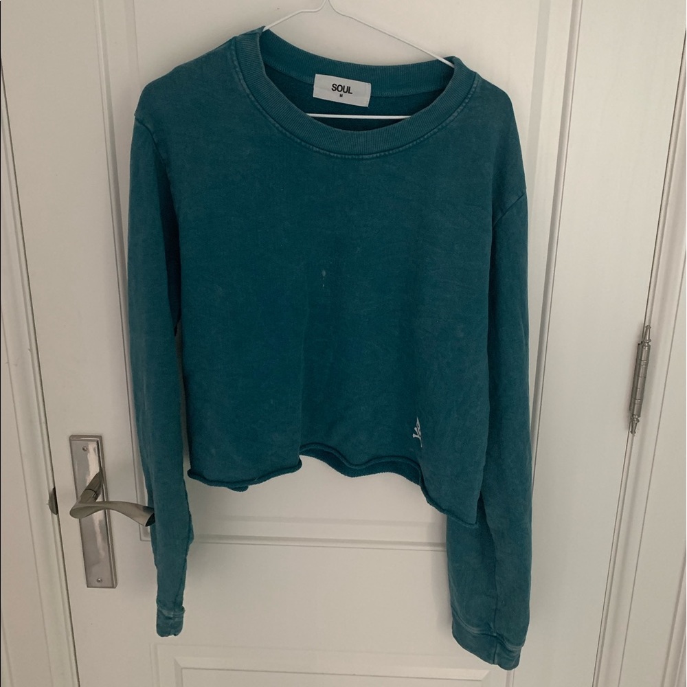 Soulcycle Teal Sweater